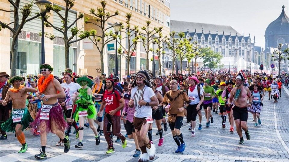 Beer Lovers Marathon mid-race