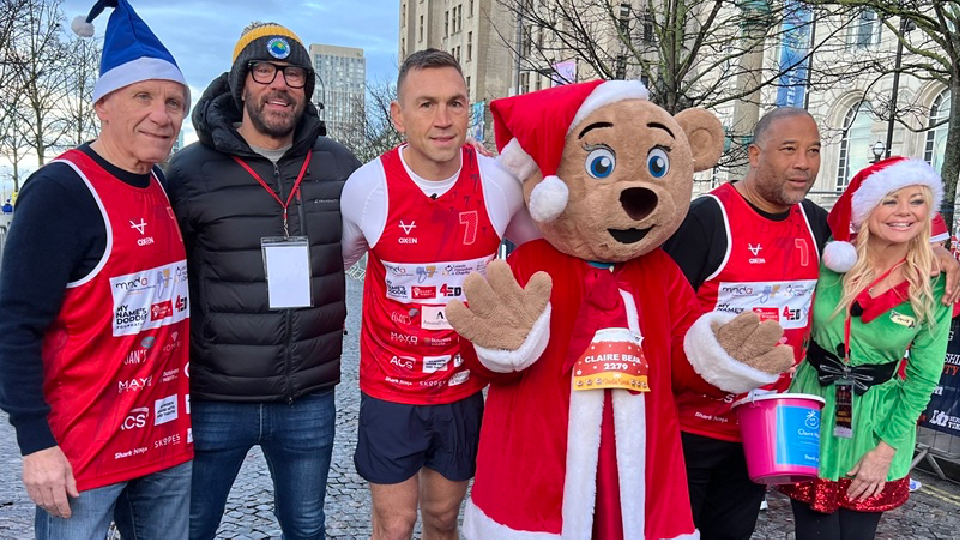Liverpool Santa Dash & Kevin Sinfield
