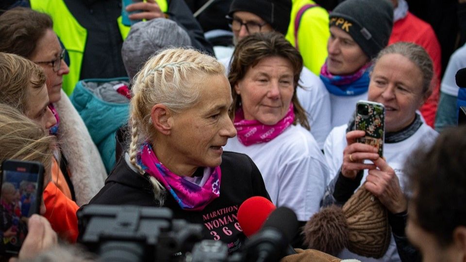 Hilde Dosogne 366 marathoner