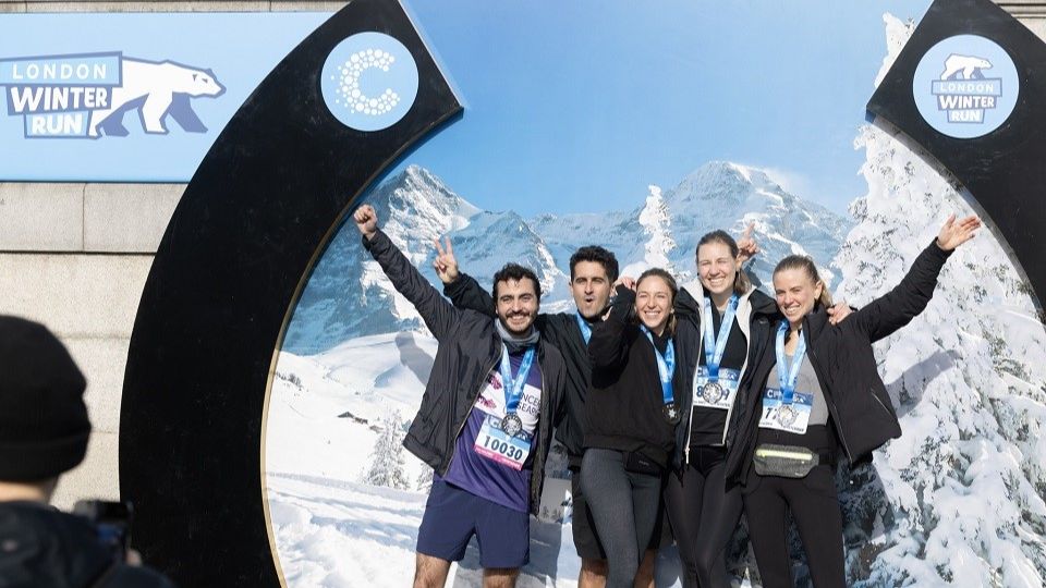London Winter Run finishers photo