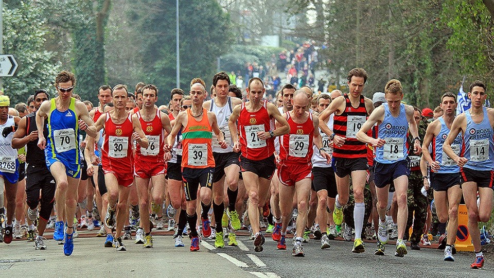 Fleet Half Marathon via web