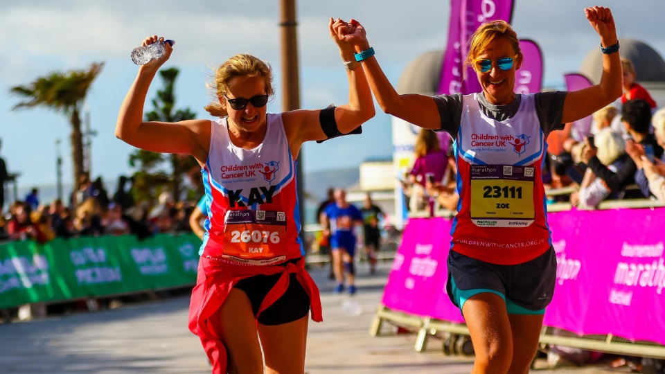 Run Bournemouth happy finishers