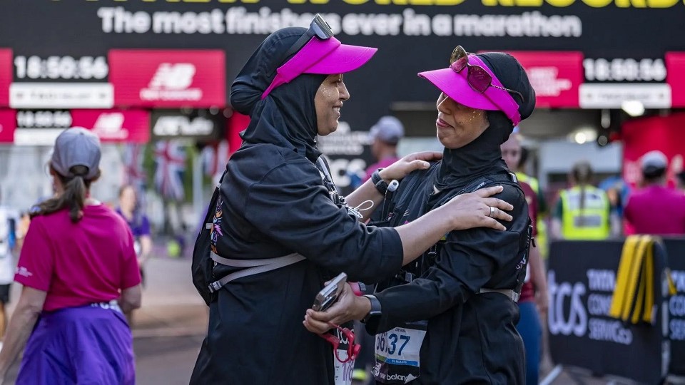 London Marathon 2025 record finishers