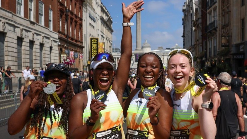 Saucony London 10K finishers 2025