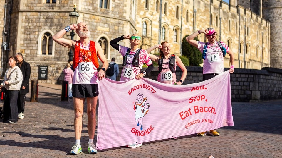 Bacon Butties at the Original 1908 Marathon