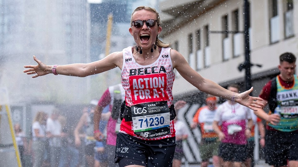 TCS London Marathon 2025 charity runner