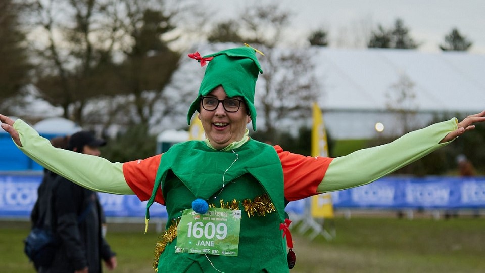 Jane Hammond at Milton Keynes Winter Half Marathon