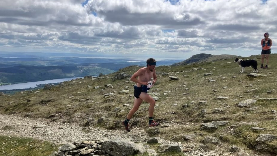 Runner at Coniston Fell Race 2025