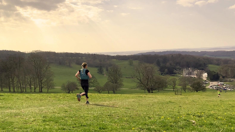 Leighton Hall trail runner