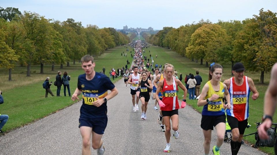 Windsor Half Marathon on Long Walk