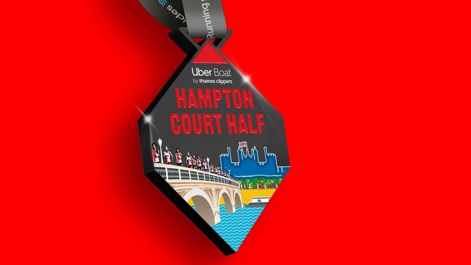 Hampton Court Half medal 2026