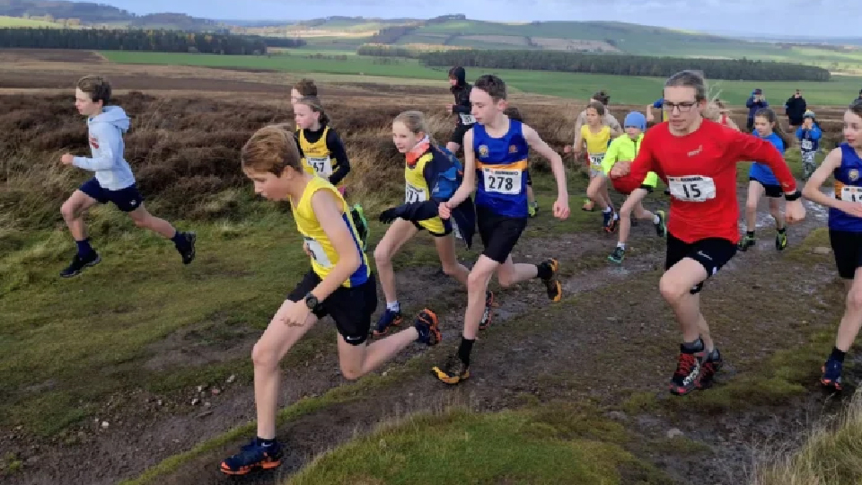 Junior hill runners
