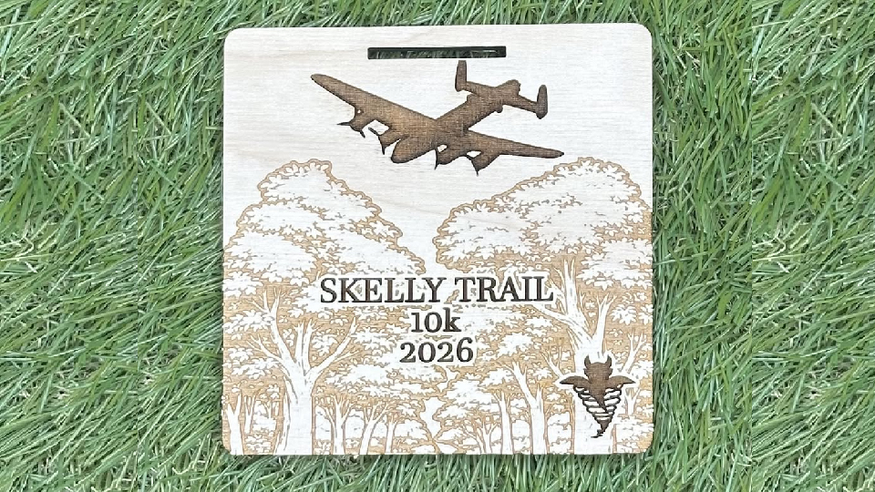 Skelly Trail 10K medal