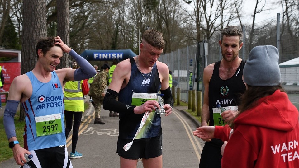 Fleet Half Marathon 2026 top three men