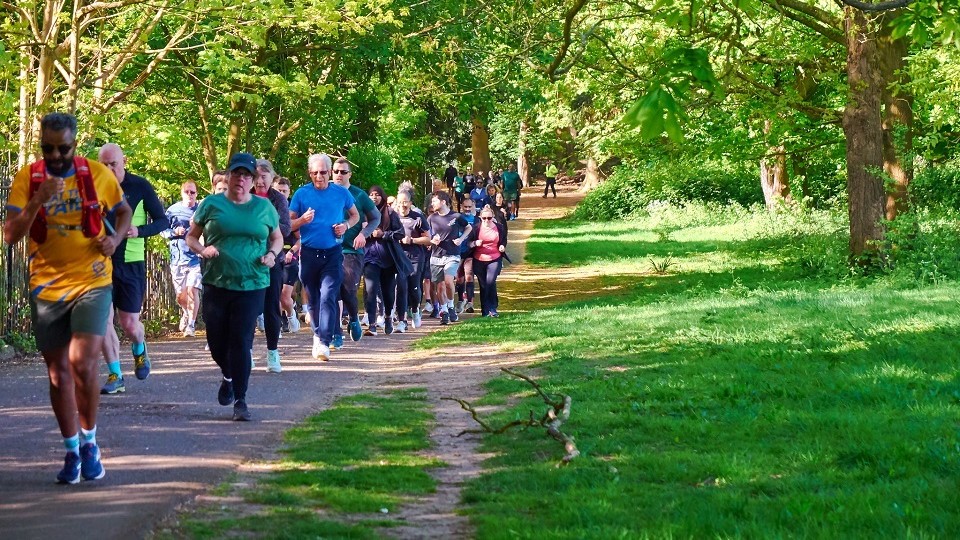 group of parkrunners