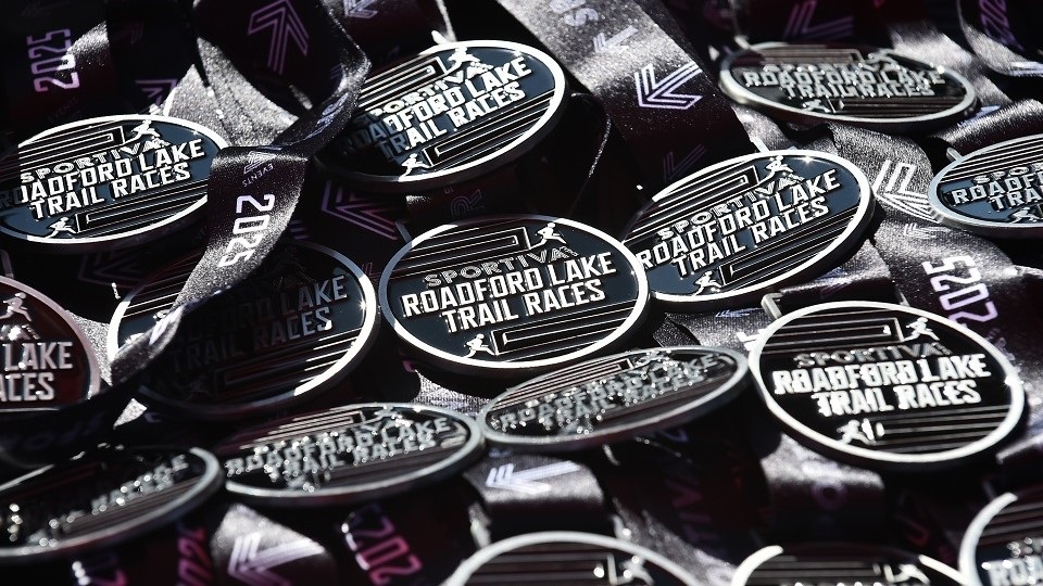 Roadford Lake Trail Race medals