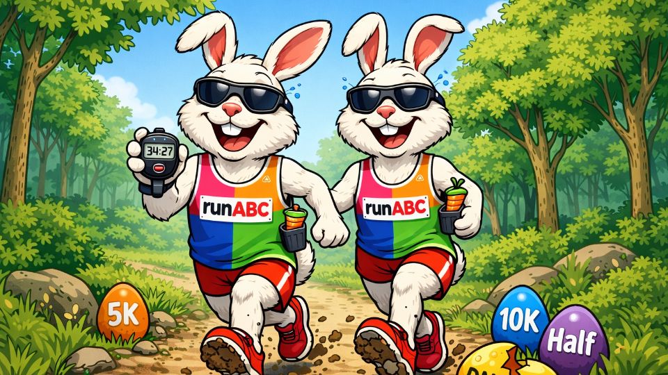 runABC Running Easter Bunnies