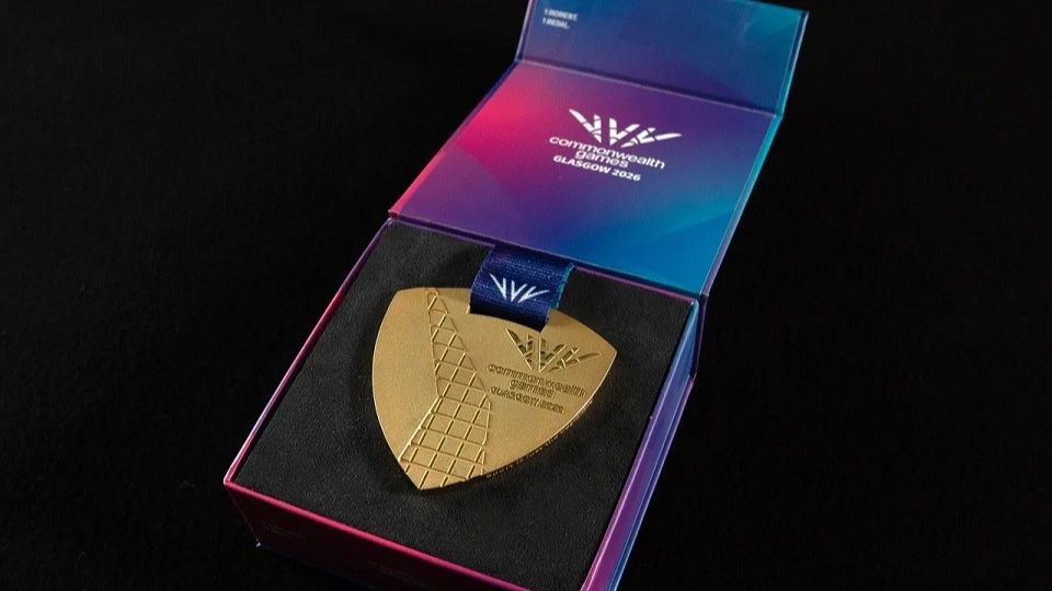 Glasgow 2026 Commonwealth Games medal in box