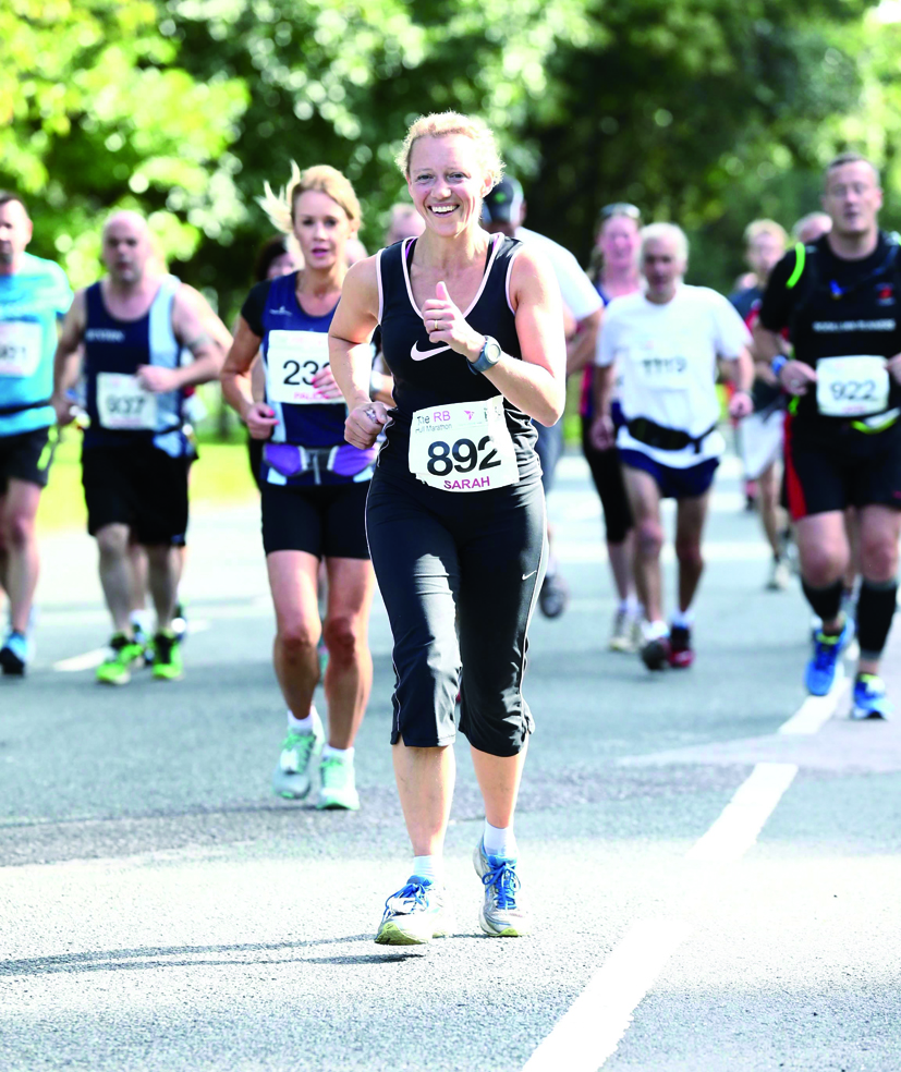 action from Hull Marathon