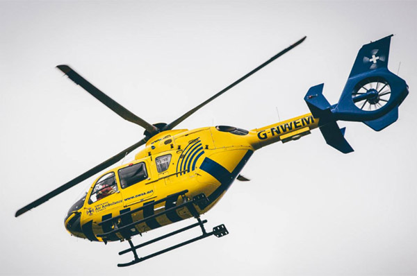 NWAA helicopter in flight