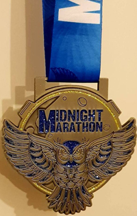 Midnight Marathon medal
