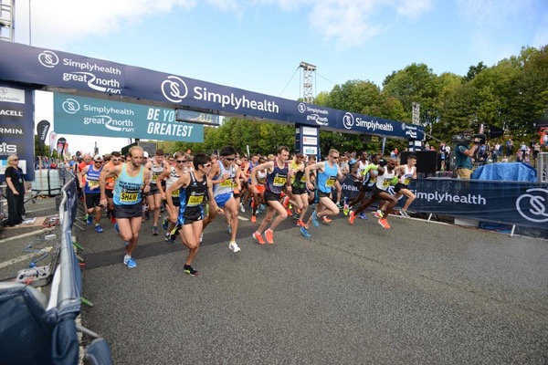 Start of the Great North Run 2018