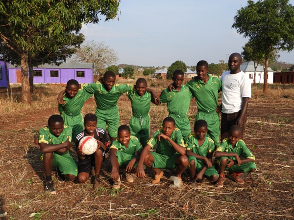 Pupils from the Mshangano Secondary 