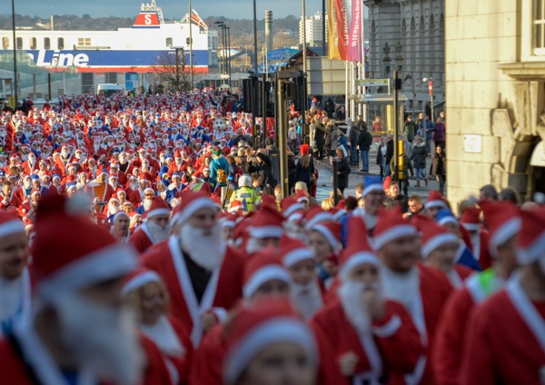 BTR Liverpool Santa Dash