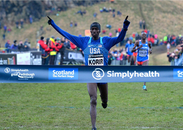 Leonard Korir wins at Great Edinburgh XCountry