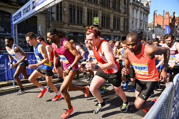 Start of the Asda Foundation Leeds Half Marathon