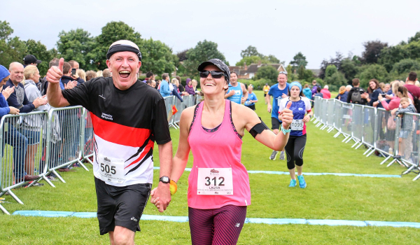 Thumbs Up For Newark Half Marathon