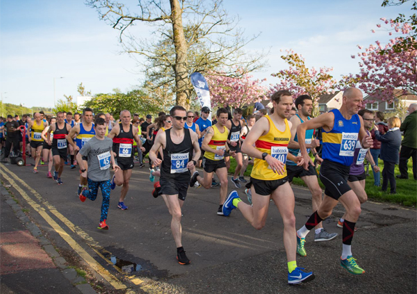 runners at the Babcock 10K series
