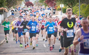action from the 2017 Babcock 10K series