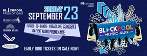 poster for Blackpool Music Run