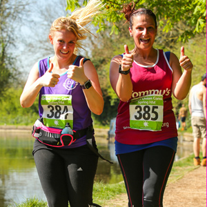 Happy runners at the Grand Union Canal Half Marathon