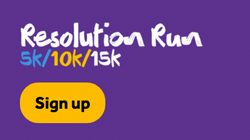 Resolution Run sign-up button