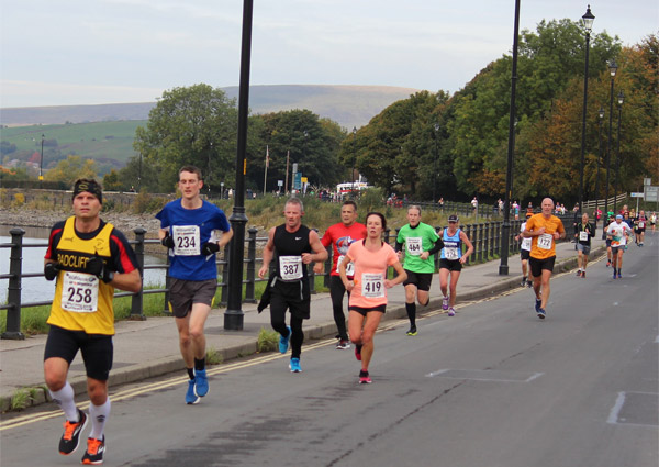 Action from scenic Rochdale Half