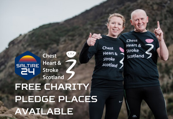 Two runners in CHSS tops