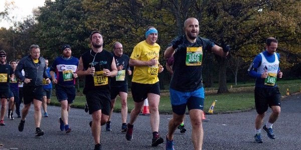 winter race action
