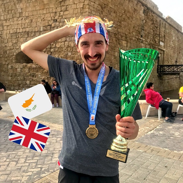 Adam Holland wins Cyprus Marathon
