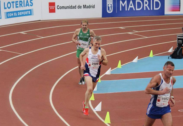 Chris Updon at the 2018 Euro Masters in Madrid