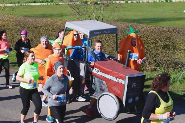 Farmer Craig Williamson And Carrots At The Gainsborough 10K