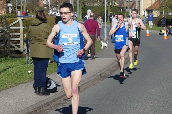 Lewis Jagger On His Way To Winning At The Gainsborough& Morton 10K