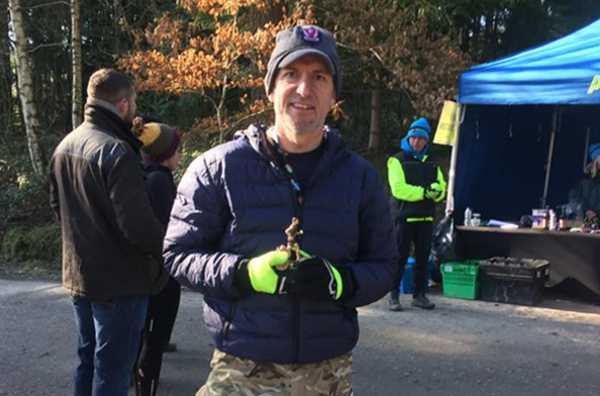 Vegan Runner Steve O'Connor Wins The Bergen Category At The Mortimer Madness Trail Half Marathon