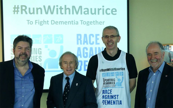 Mo Donahue with Sir Jackie Stewart