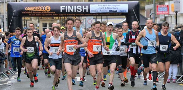 The Ron HIll Accrington 10K is one of the races now taking place in April