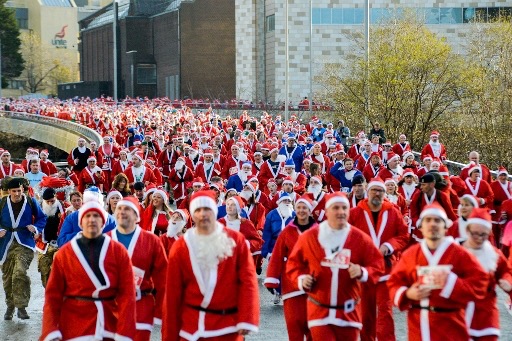 BTR Liverpool's Santa Dash