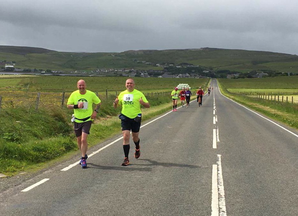 action from the St.Magnus Marathon