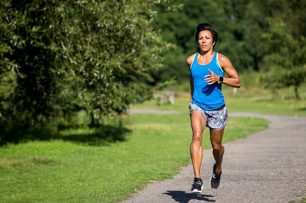 Dame Kelly Holmes on the run