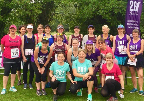 A group shot of Fearless runners